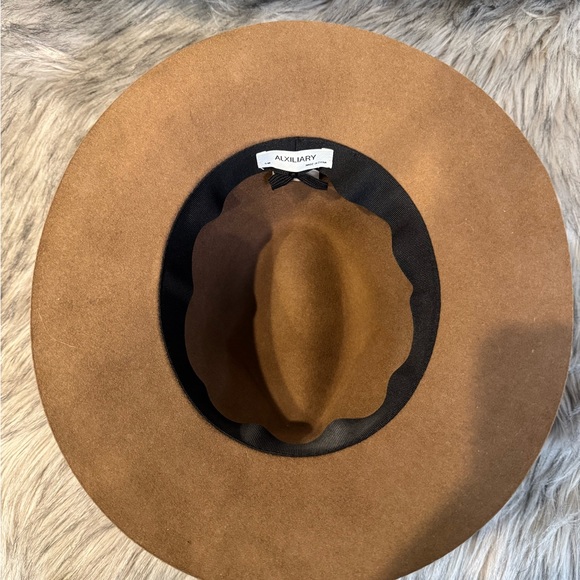 Alxiliary Stylish Brown & Black Fedora Hat Size S/M - Picture 6 of 10